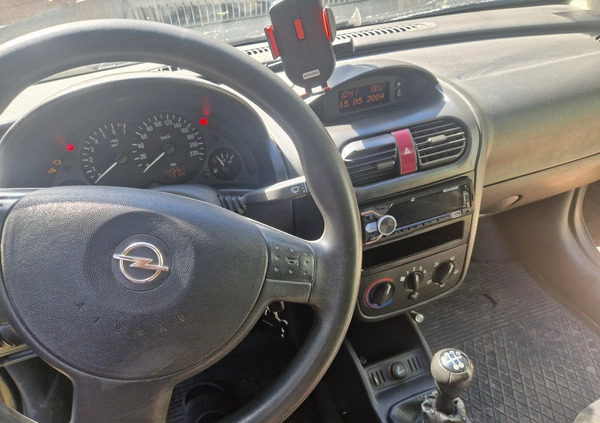 Opel Corsa cena 2500 przebieg: 165108, rok produkcji 2002 z Nysa małe 37